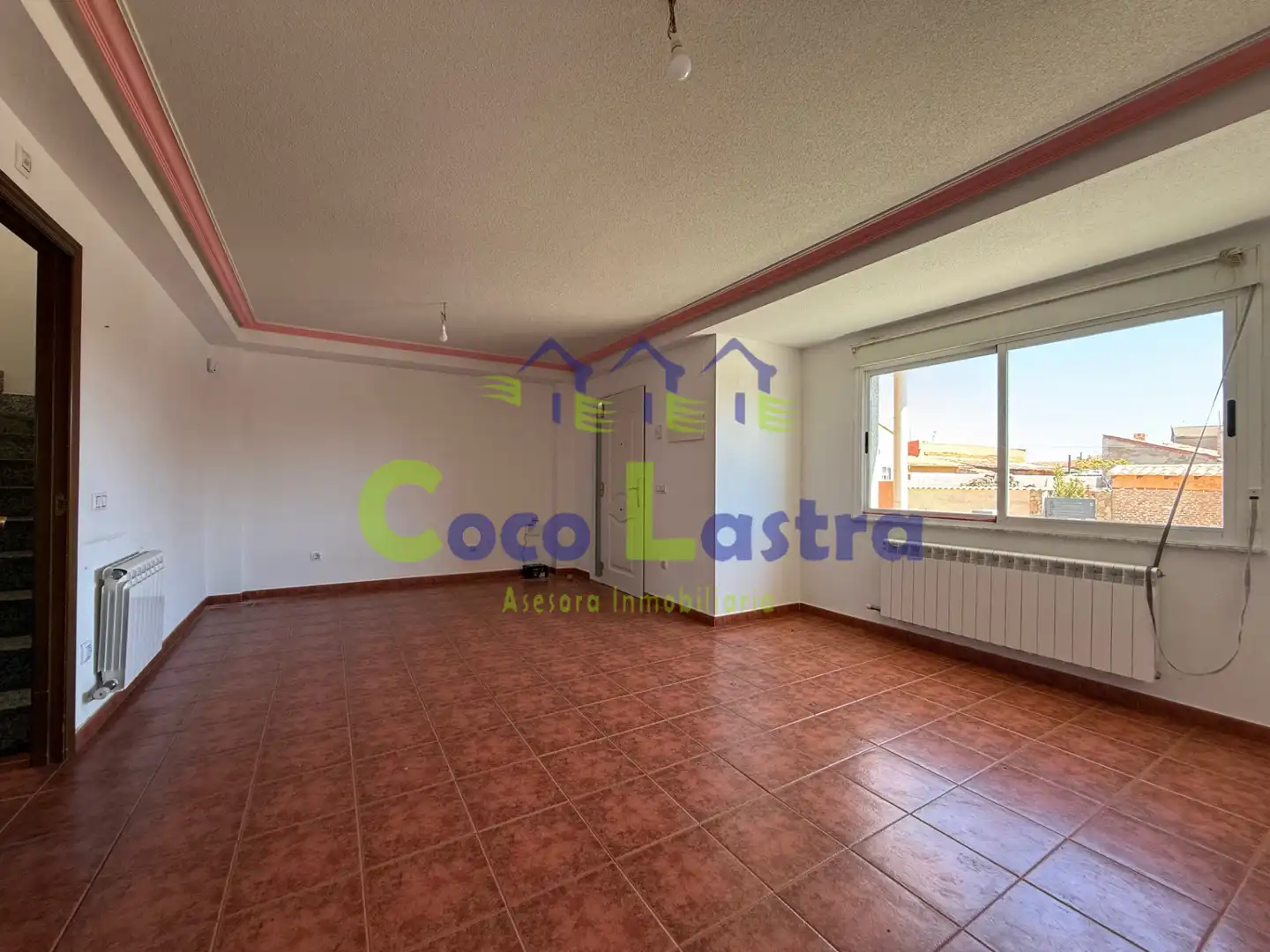 Sala d'estar de Casa adosada en venda en Aldearrubia amb Calefacció, Jardí privat i Terrassa