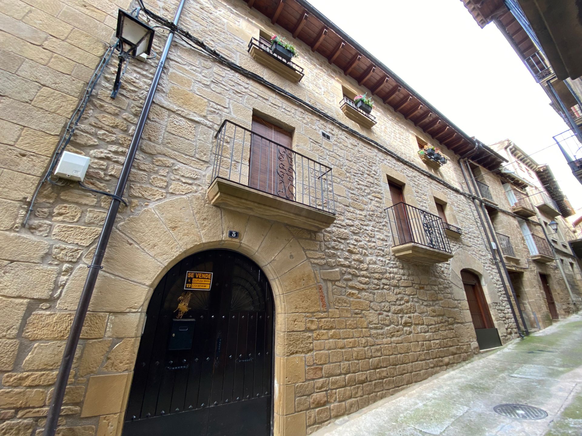 Exterior view of Duplex for sale in Uncastillo  with Heating, Furnished and Microwave