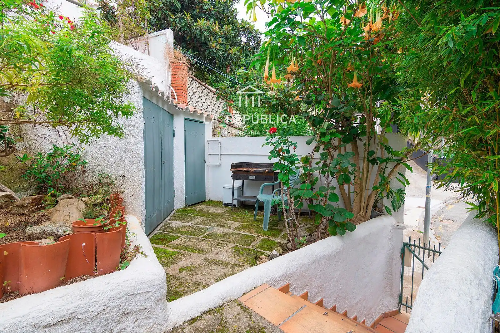 Jardín de Casa o chalet en venta en Cabrera de Mar con Aire acondicionado, Calefacción y Jardín privado
