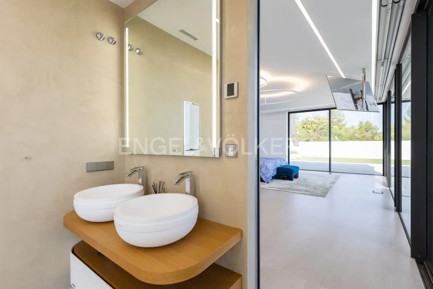 Badezimmer von Haus oder Chalet zur Miete in Dénia mit Klimaanlage, Heizung und Privatgarten
