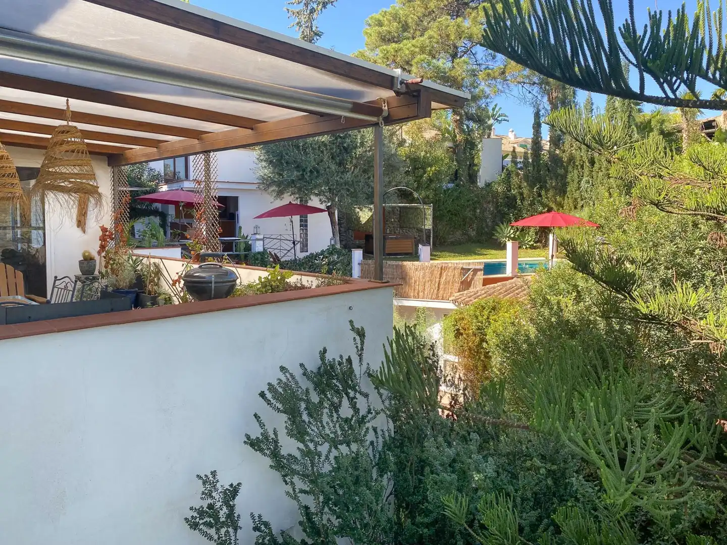 Terraza de Casa o chalet en venta en Benahavís con Aire acondicionado, Jardín privado y Terraza
