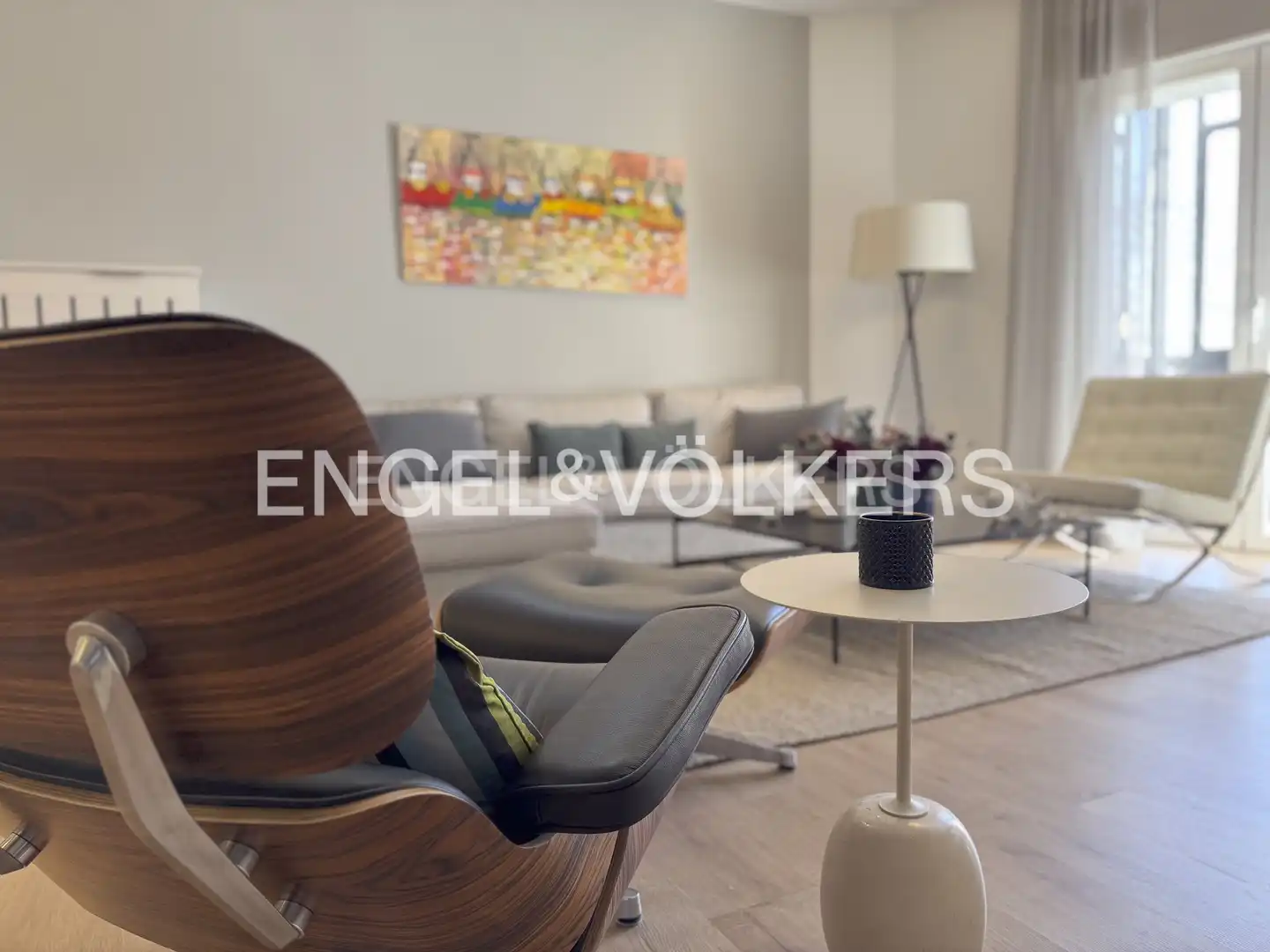 Sala de estar de Piso de alquiler en Madrid con Aire acondicionado, Calefacción y Amueblado