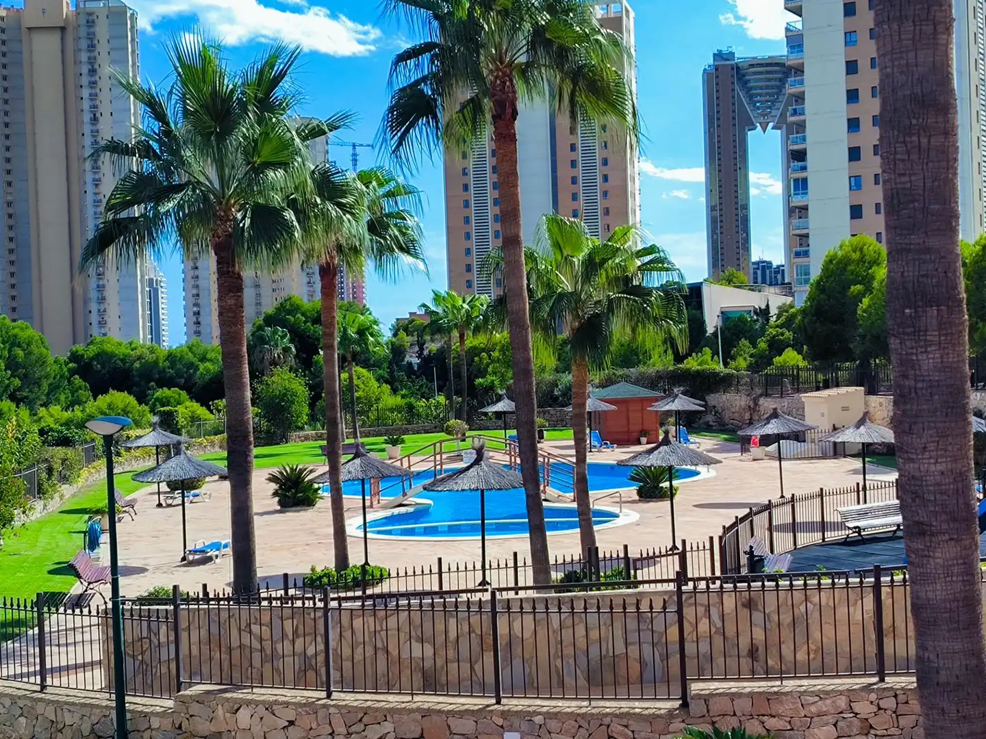 Exterior view of Apartments for sale in Benidorm  with Air Conditioner, Heating and Private garden