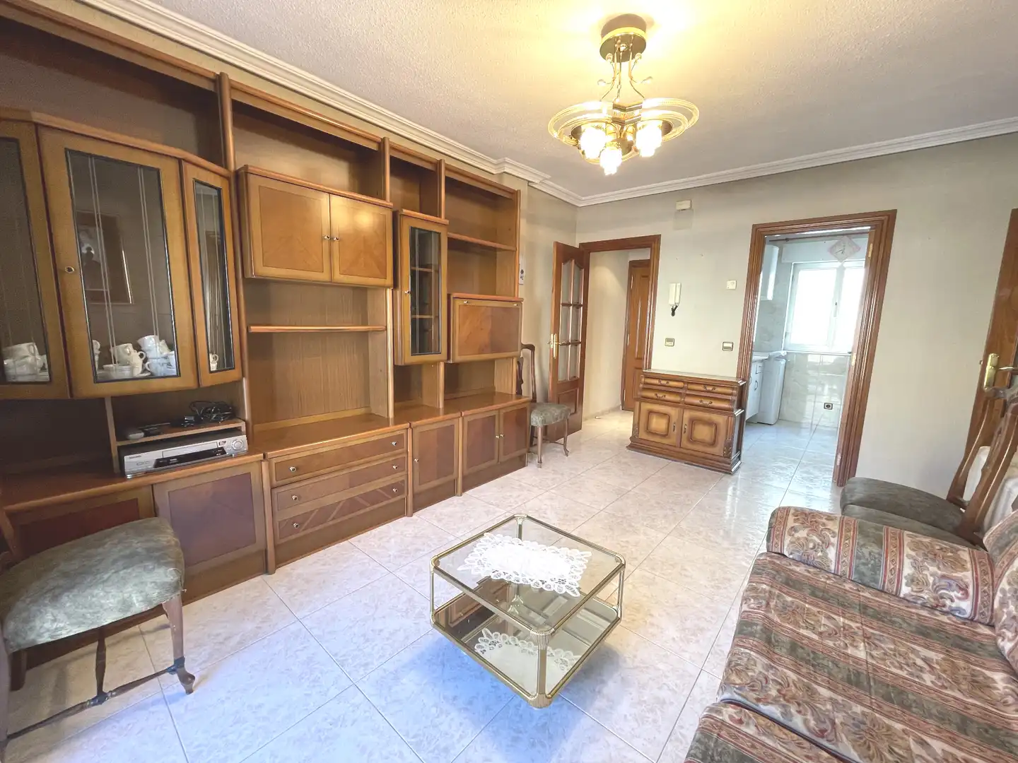 Wohnzimmer von Wohnung zur Miete in Salamanca mit Heizung, Möbliert und Balkon
