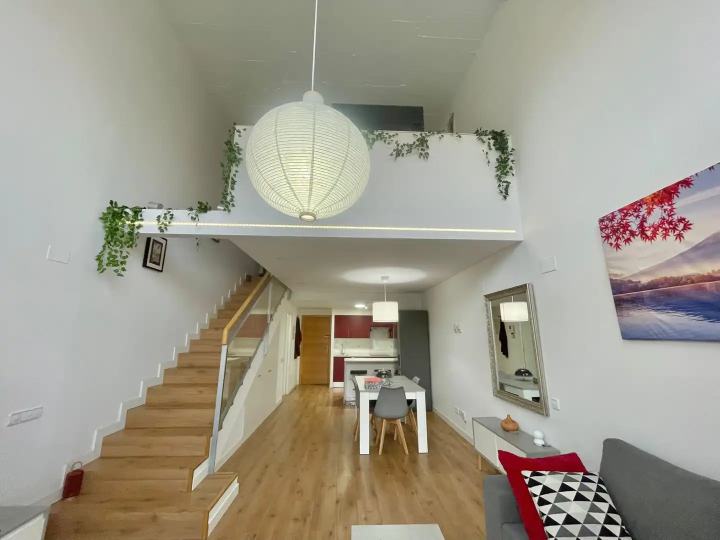 Living room of Duplex for sale in  Madrid Capital  with Furnished