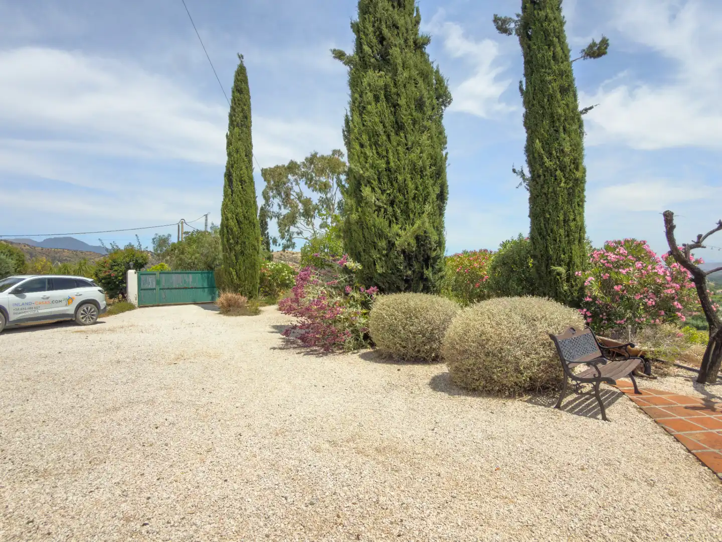 Jardín de Finca rústica en venta en Coín con Aire acondicionado, Trastero y Piscina