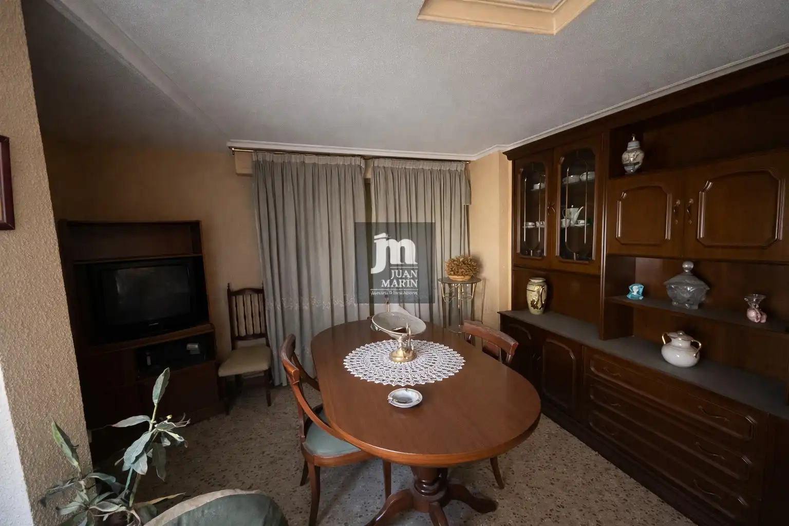 Sala de estar de Piso en venta en Pozohondo con Amueblado y Balcón