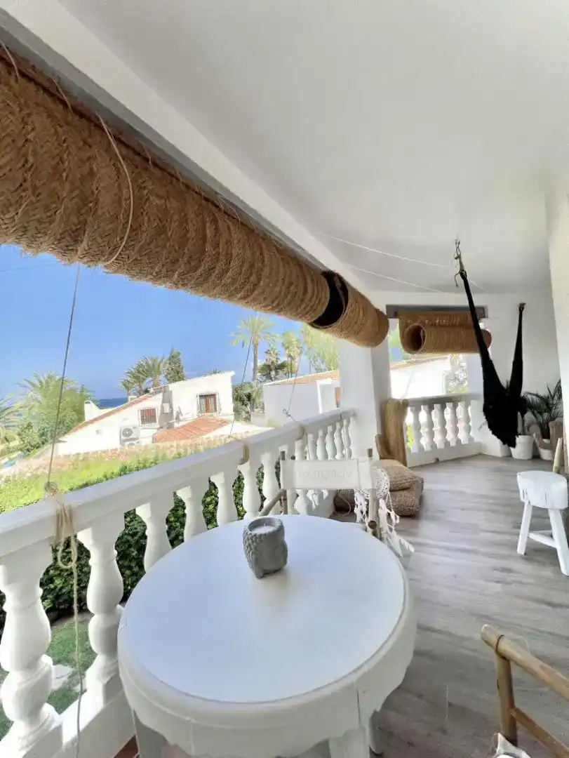 Terrasse von Wohnung zur Miete in Jávea / Xàbia mit Klimaanlage und Balkon