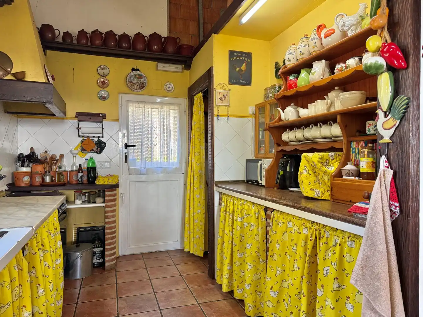 Cocina de Finca rústica en venta en Piedralaves con Jardín privado, Terraza y Trastero
