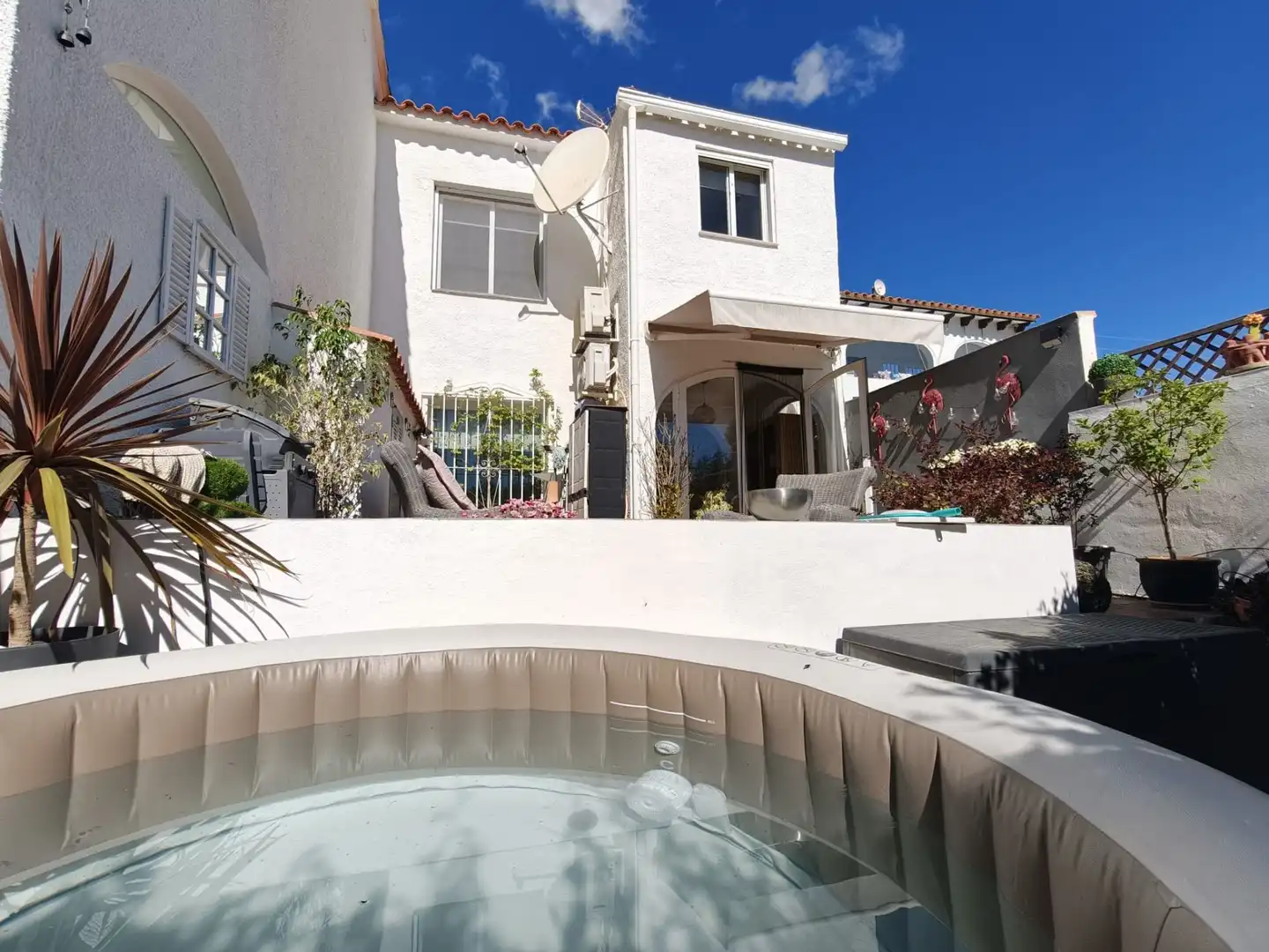 Exterior view of Detached homes for sale in La Nucia  with Air Conditioner, Heating and Private garden