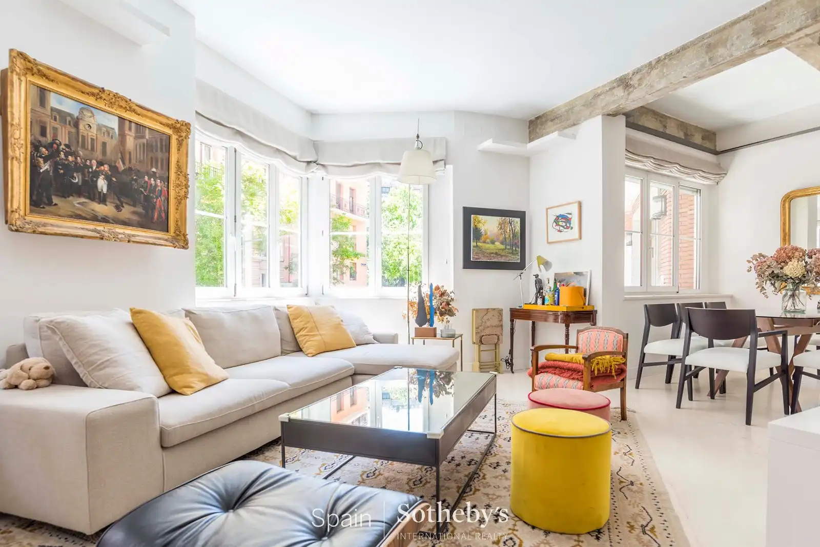 Wohnzimmer von Wohnungen zum Verkauf in Madrid mit Klimaanlage, Heizung und Abstellraum