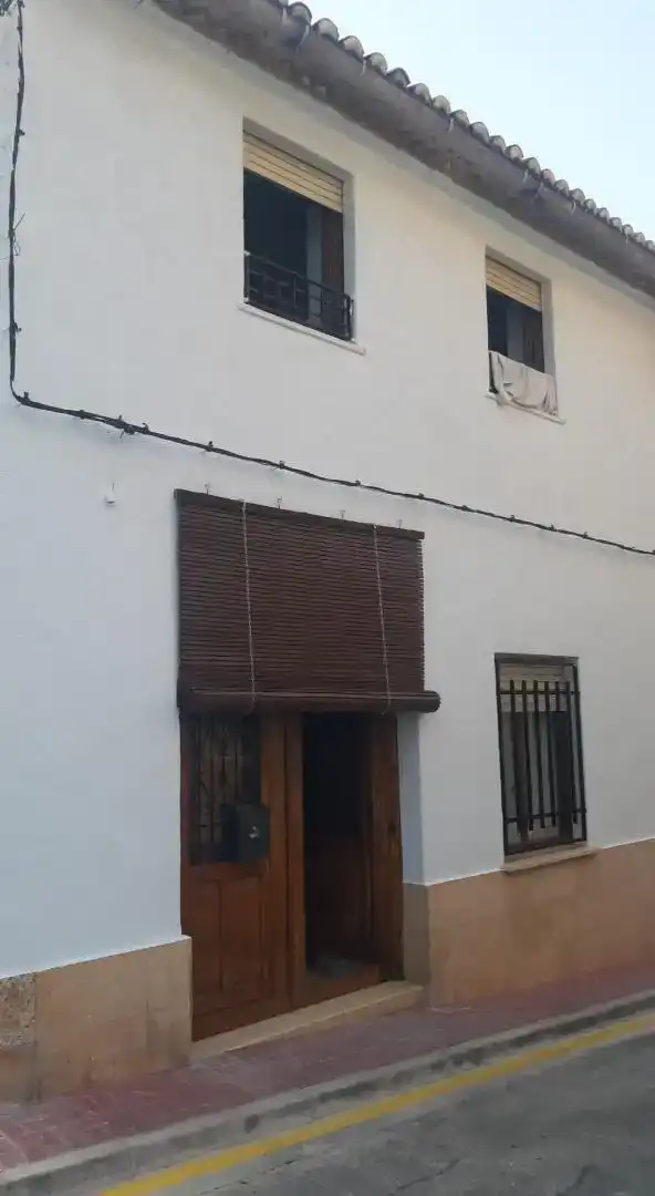 Vista exterior de Casa adosada en venda en Sumacàrcer amb Jardí privat, Traster i Moblat