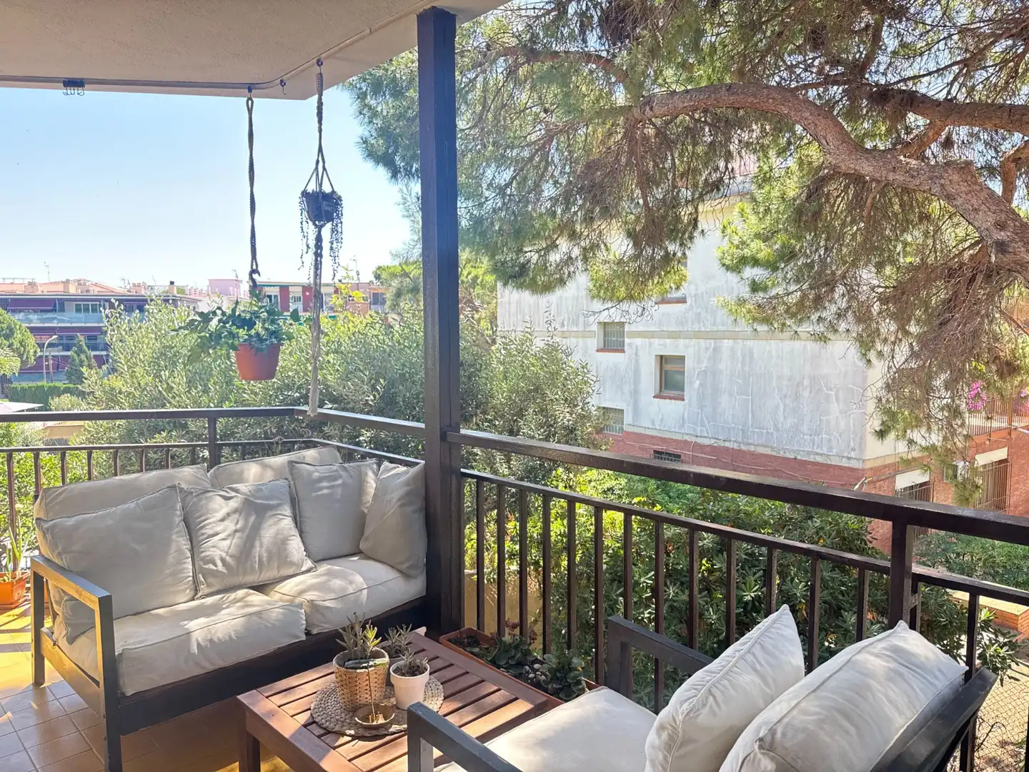 Terrassa de Apartament de lloguer en Castelldefels amb Calefacció, Parquet i Terrassa