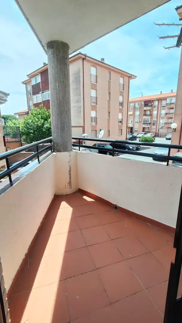 Balcony of Flat for rent in Plasencia  with Heating, Terrace and Furnished