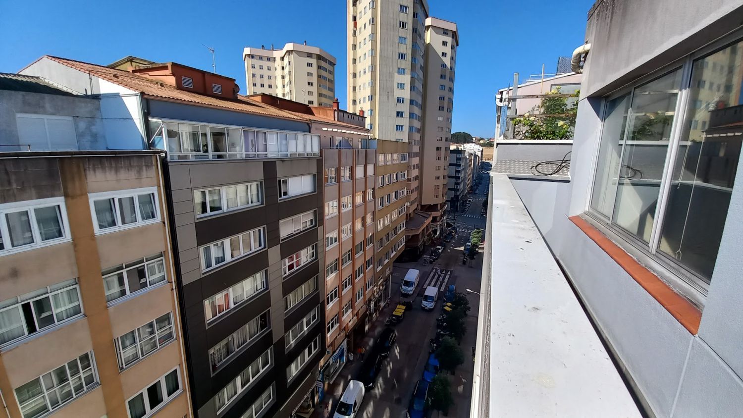 Exterior view of Flat for sale in A Coruña Capital   with Balcony