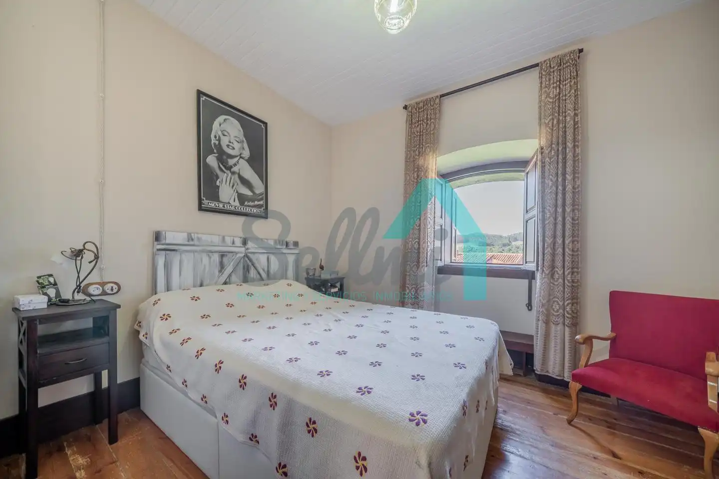 Bedroom of Houses for sale in Pravia  with Heating, Private garden and Parquet flooring