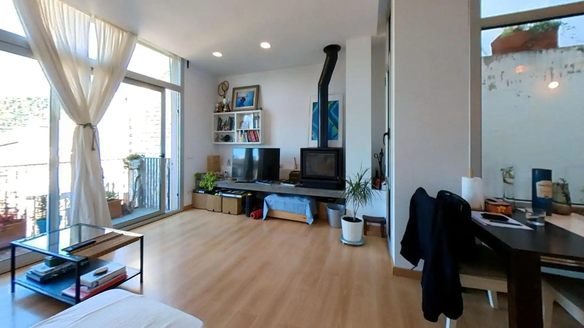 Sala de estar de Ático en venta en La Garriga con Terraza y Balcón
