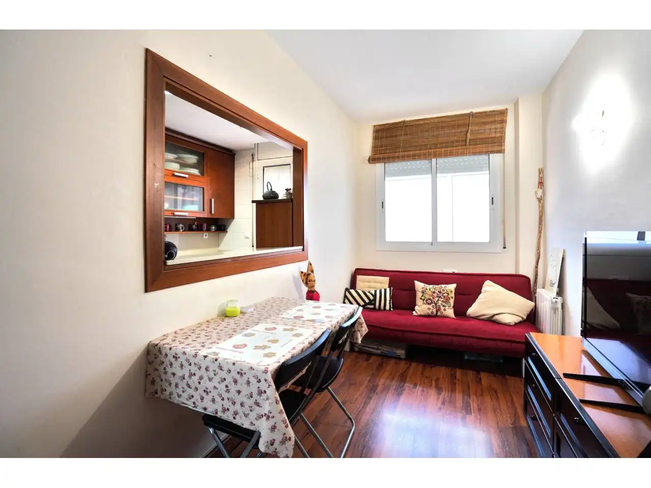 Living room of Flat for sale in Polinyà  with Heating, Private garden and Parquet flooring