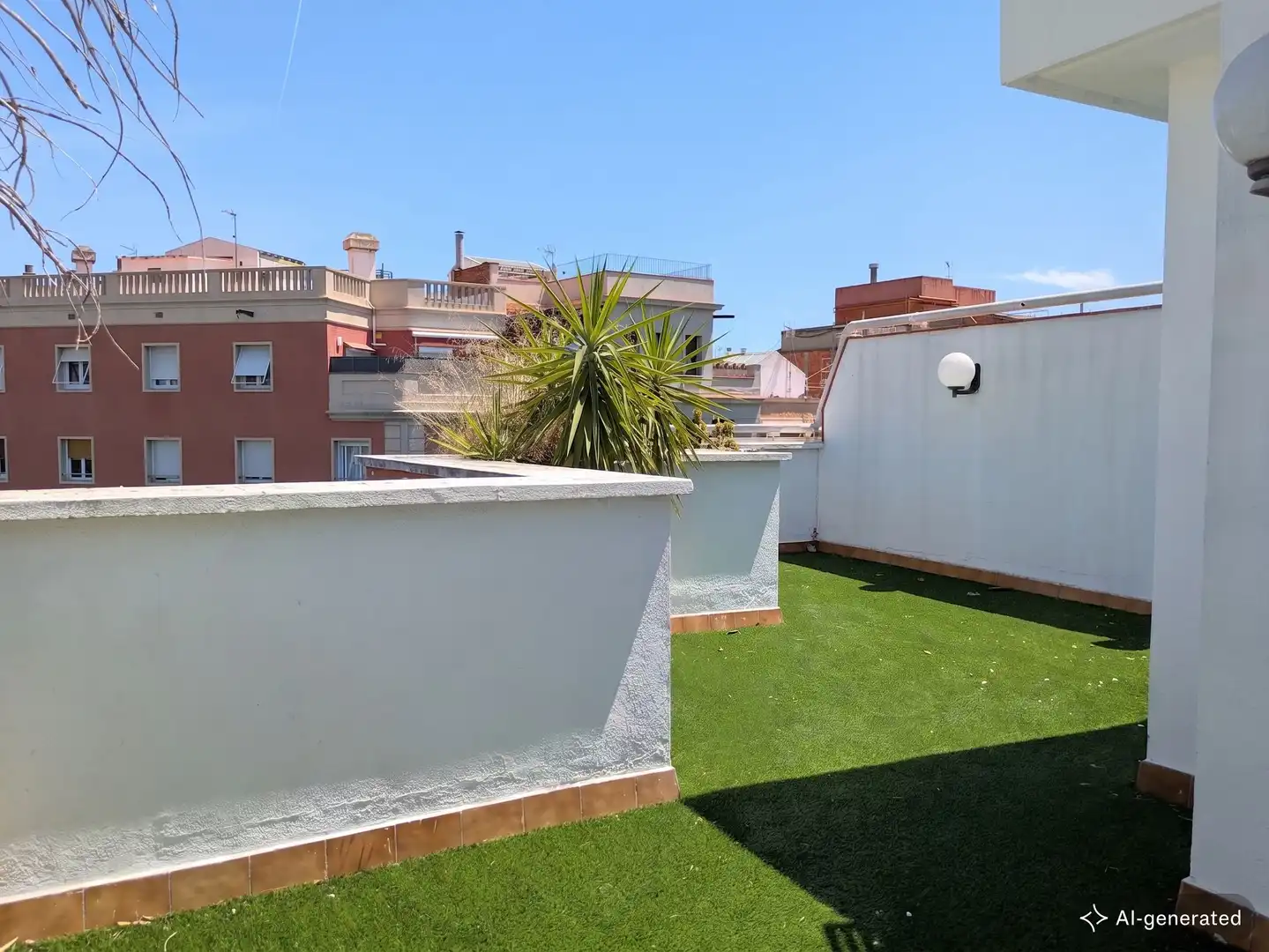 Terrasse von Dachboden zum Verkauf in Barcelona mit Heizung, Terrasse und Balkon