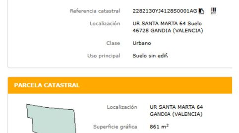 Foto 4 de Terreny industrial en venda a Urbanizacion Santa Marta, Urbanizaciones, Gandia