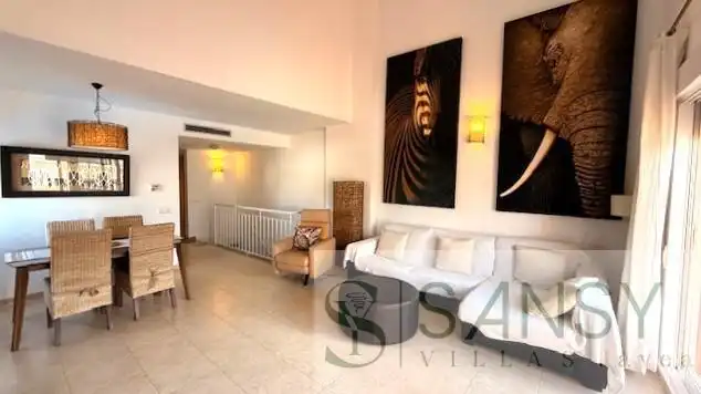 Sala de estar de Dúplex de alquiler en Jávea / Xàbia con Aire acondicionado, Calefacción y Terraza