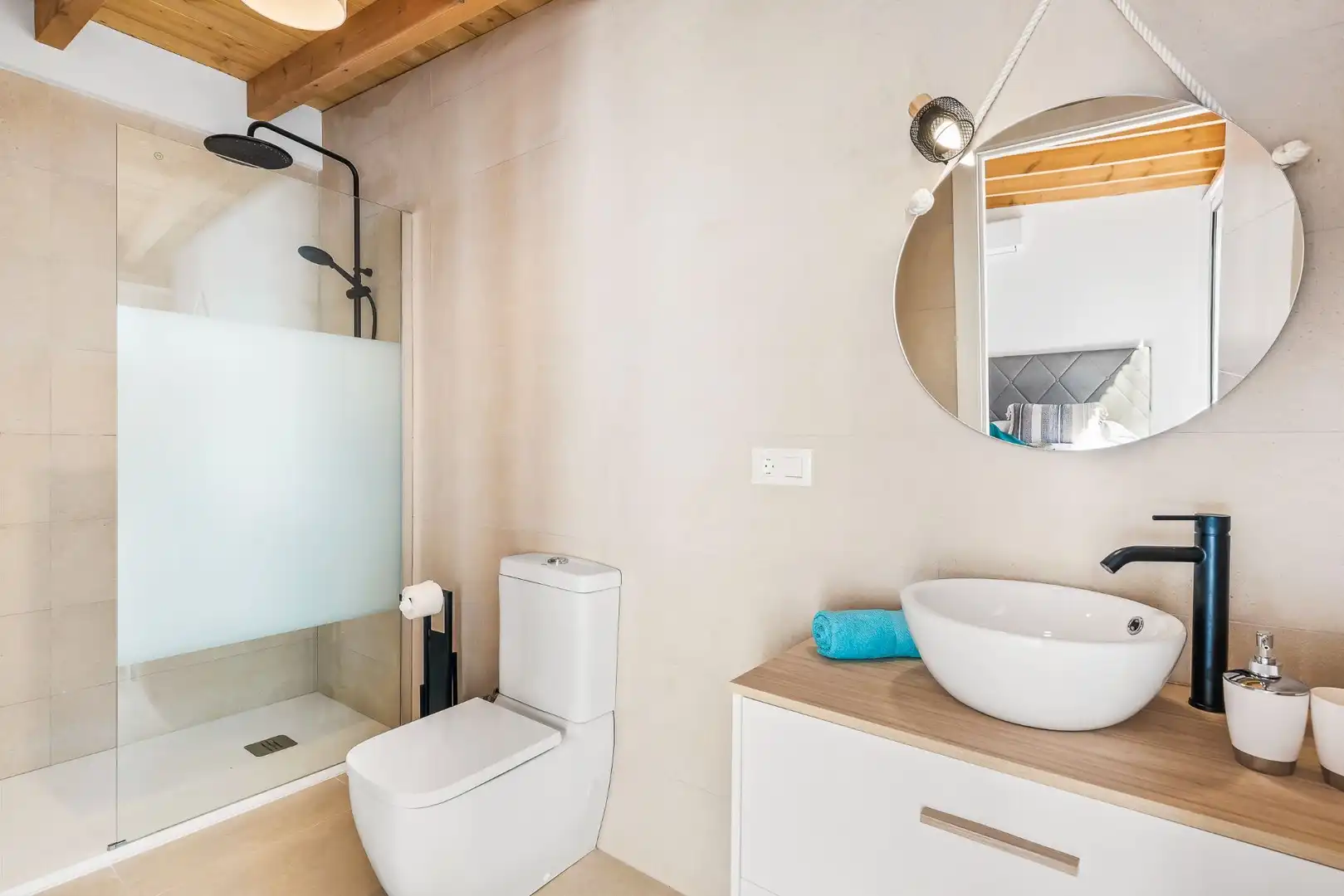 Baño de Casa o chalet de alquiler en Guía de Isora con Aire acondicionado, Jardín privado y Terraza