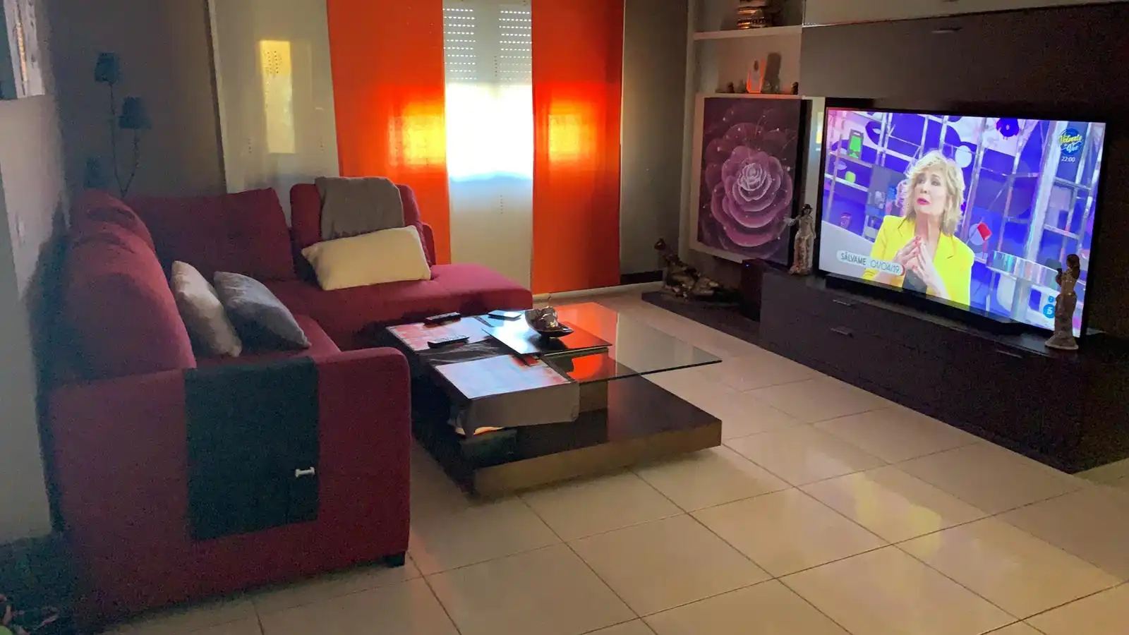 Sala de estar de Casa adosada en venta en Santa Lucía de Tirajana con Aire acondicionado, Terraza y Trastero