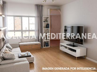 Living room of Flat for sale in  Valencia Capital