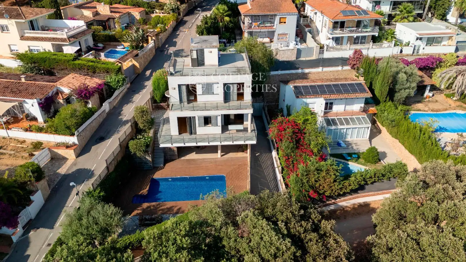 Vista exterior de Casa o xalet en venda en Lloret de Mar amb Aire condicionat, Calefacció i Terrassa