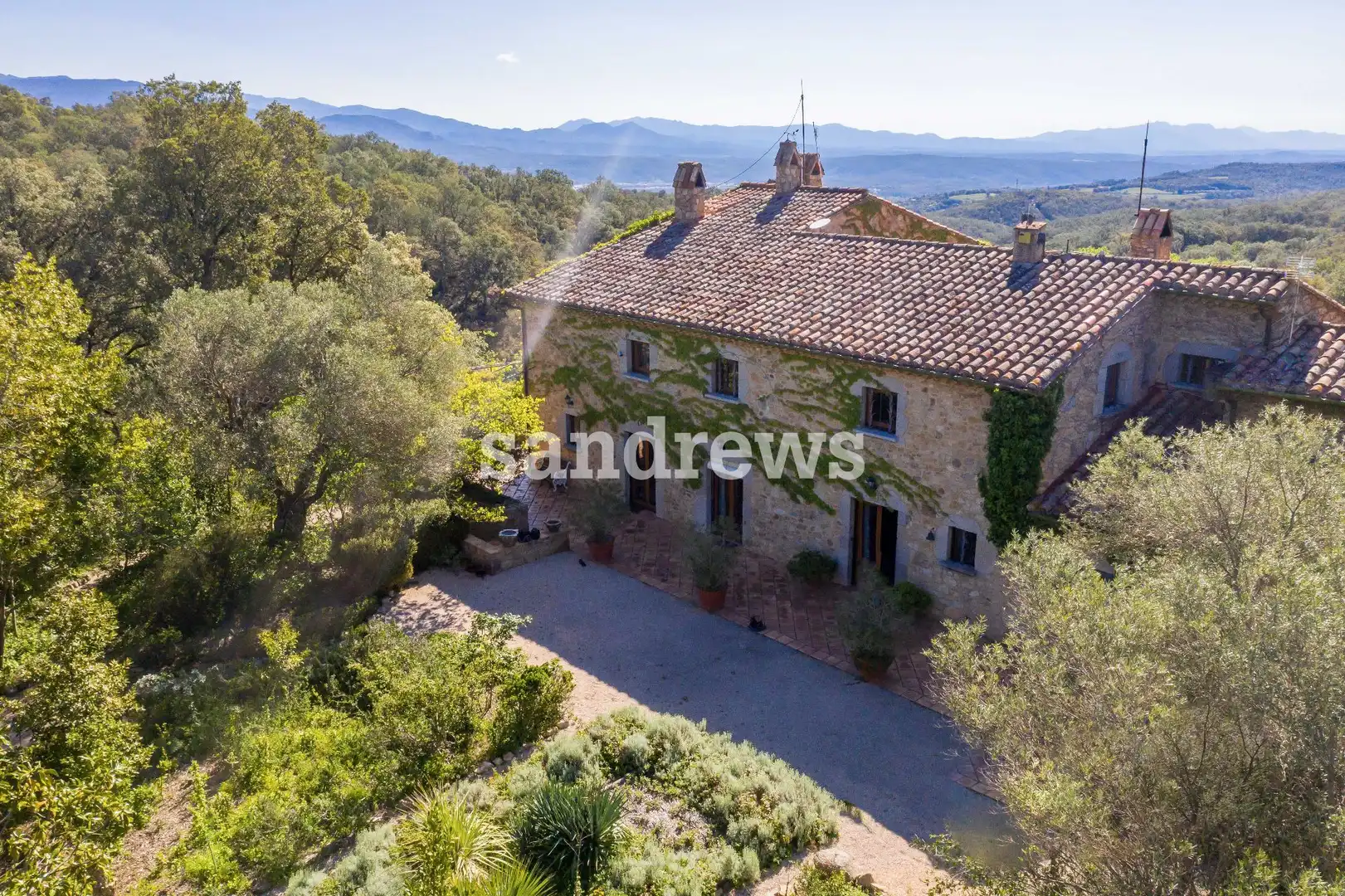 Garden of Country homes for sale in Agullana  with Air Conditioner, Heating and Private garden