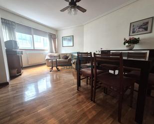 Dining room of Flat for sale in Ourense Capital   with Heating, Furnished and Balcony