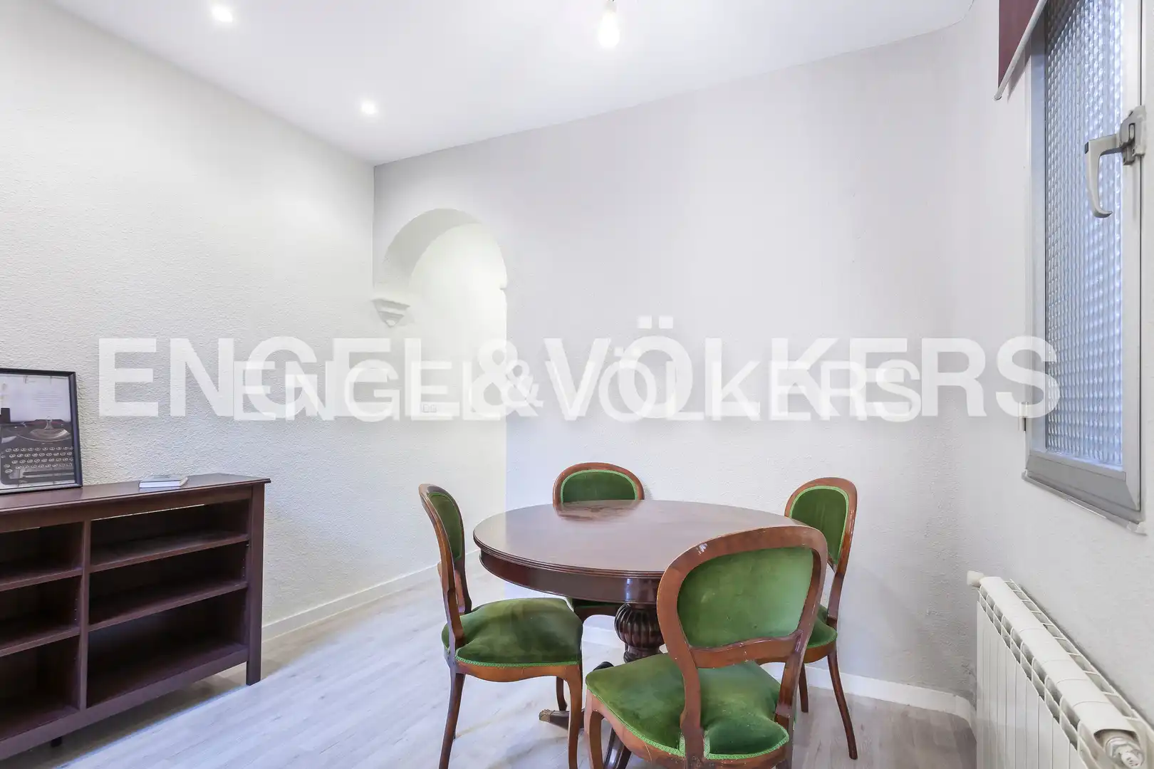Dining room of Attic for rent in Madrid  with Air Conditioner, Heating and Parquet flooring