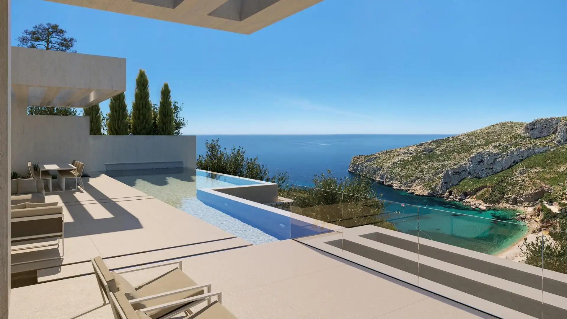 Terrassa de Casa o xalet en venda en Jávea / Xàbia amb Terrassa, Traster i Piscina