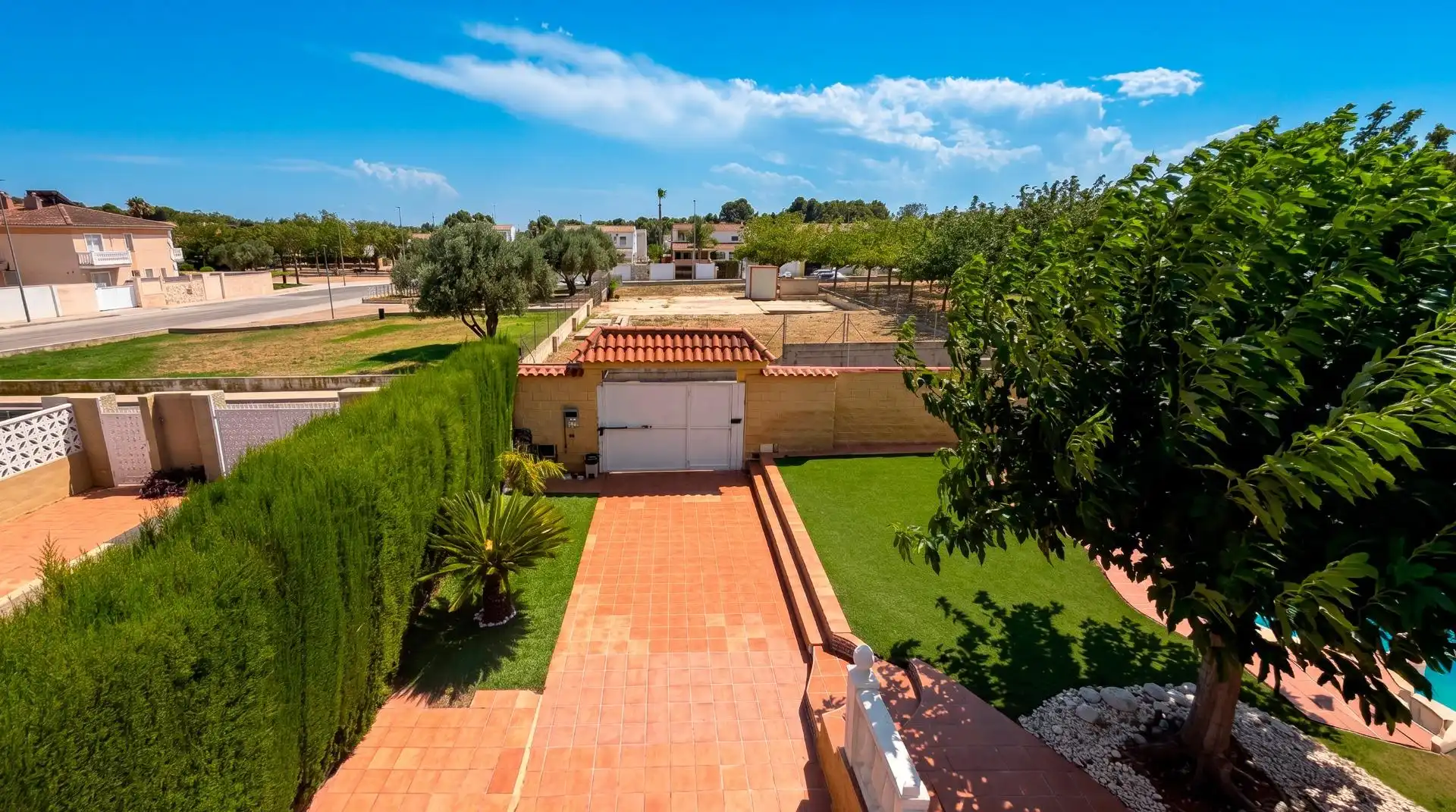 Jardí de Casa o xalet en venda en La Pobla de Vallbona amb Aire condicionat, Calefacció i Jardí privat
