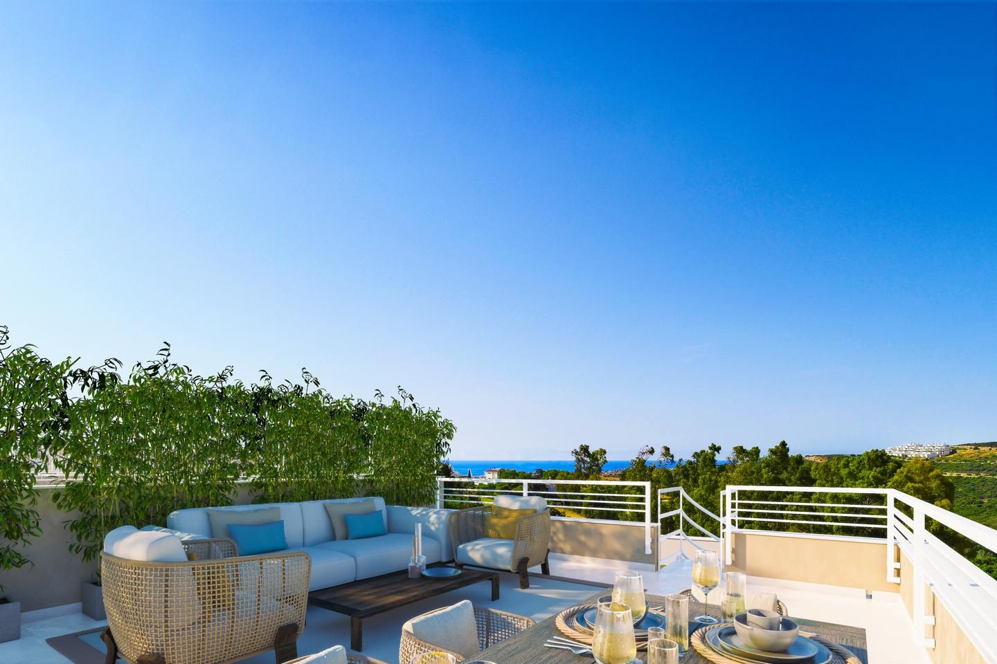 Terrace of Attic for sale in Estepona  with Air Conditioner, Heating and Private garden