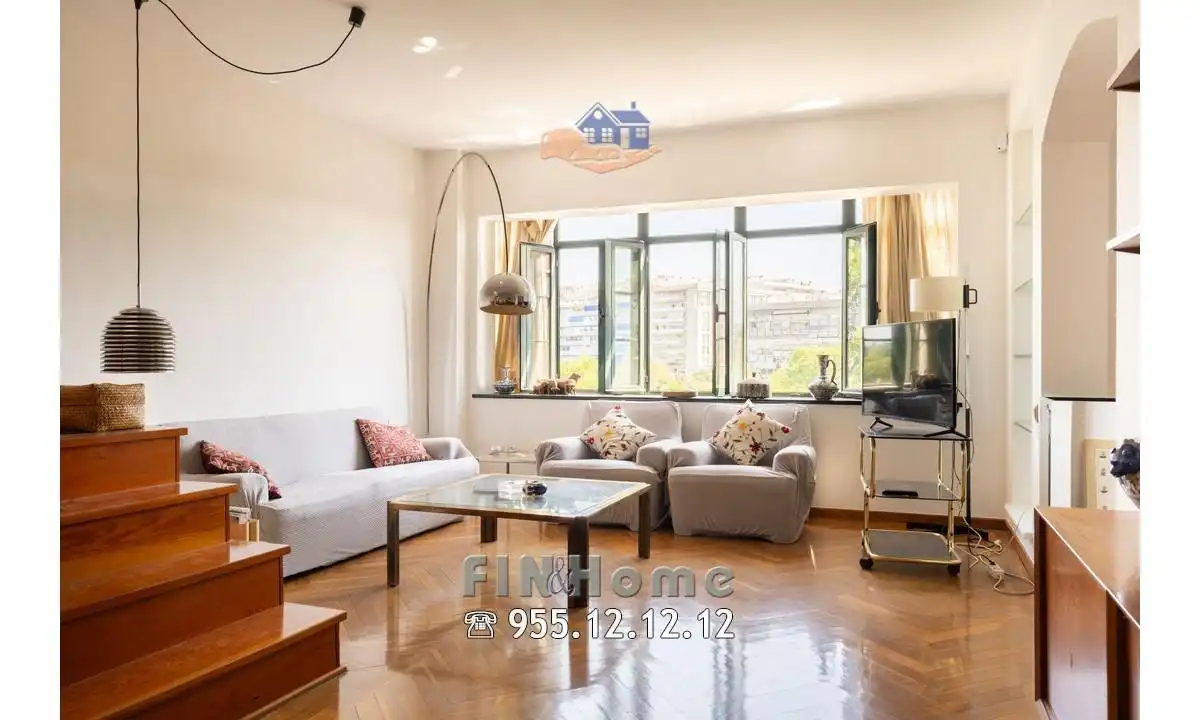 Sala de estar de Ático de alquiler en Sevilla con Aire acondicionado, Calefacción y Jardín privado