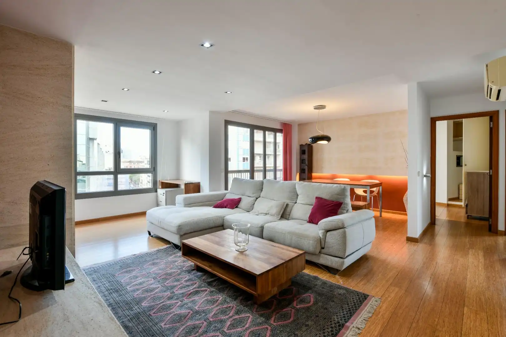 Sala de estar de Piso en venta en  Palma de Mallorca con Aire acondicionado, Terraza y Amueblado
