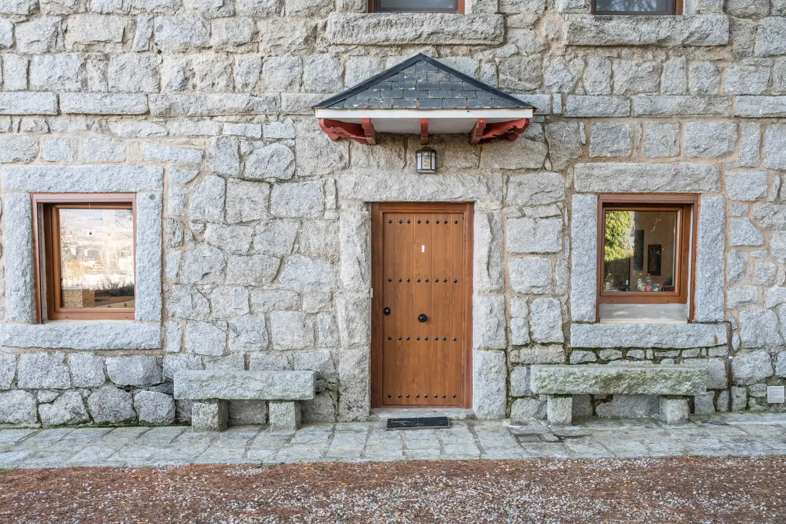 Vista exterior de Finca rústica en venta en Guadarrama con Aire acondicionado, Calefacción y Jardín privado