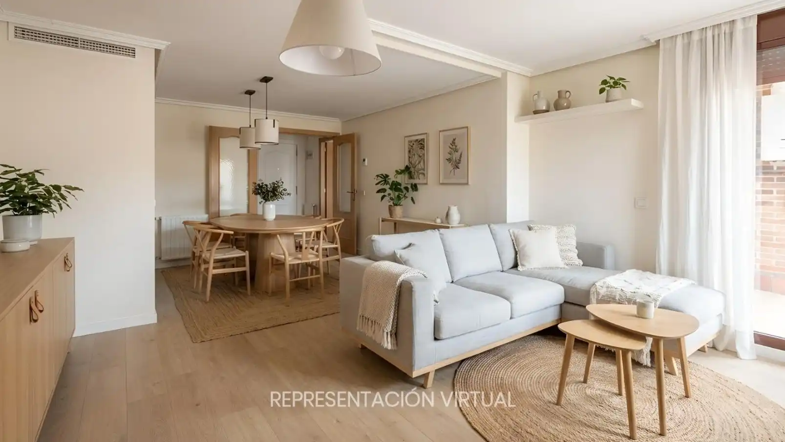 Living room of Flat for sale in Las Rozas de Madrid  with Air Conditioner, Heating and Terrace