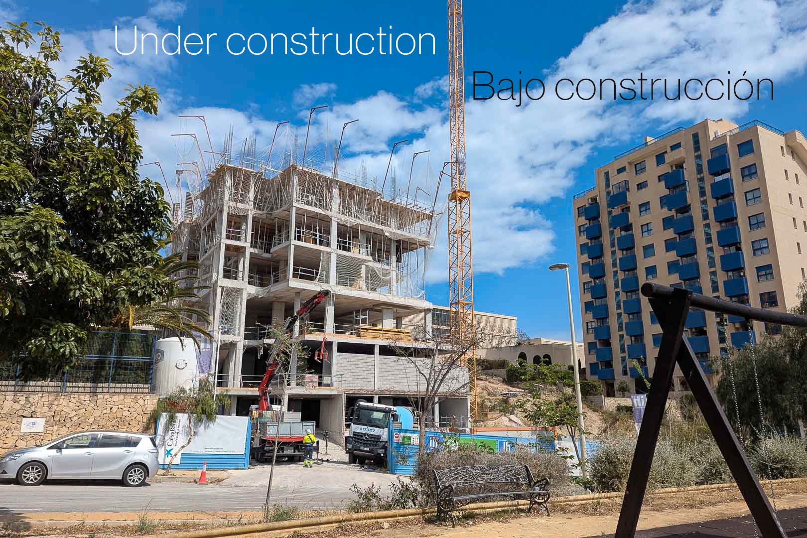 Vista exterior de Apartament en venda en Calpe / Calp amb Calefacció, Terrassa i Piscina