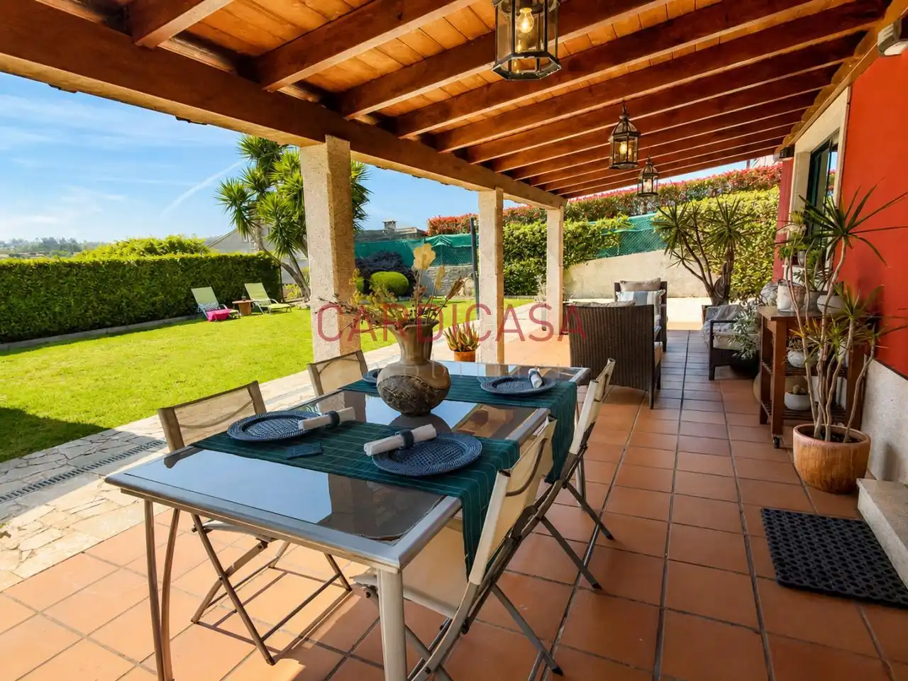 Terrassa de Casa o xalet en venda en Mos amb Calefacció, Jardí privat i Terrassa