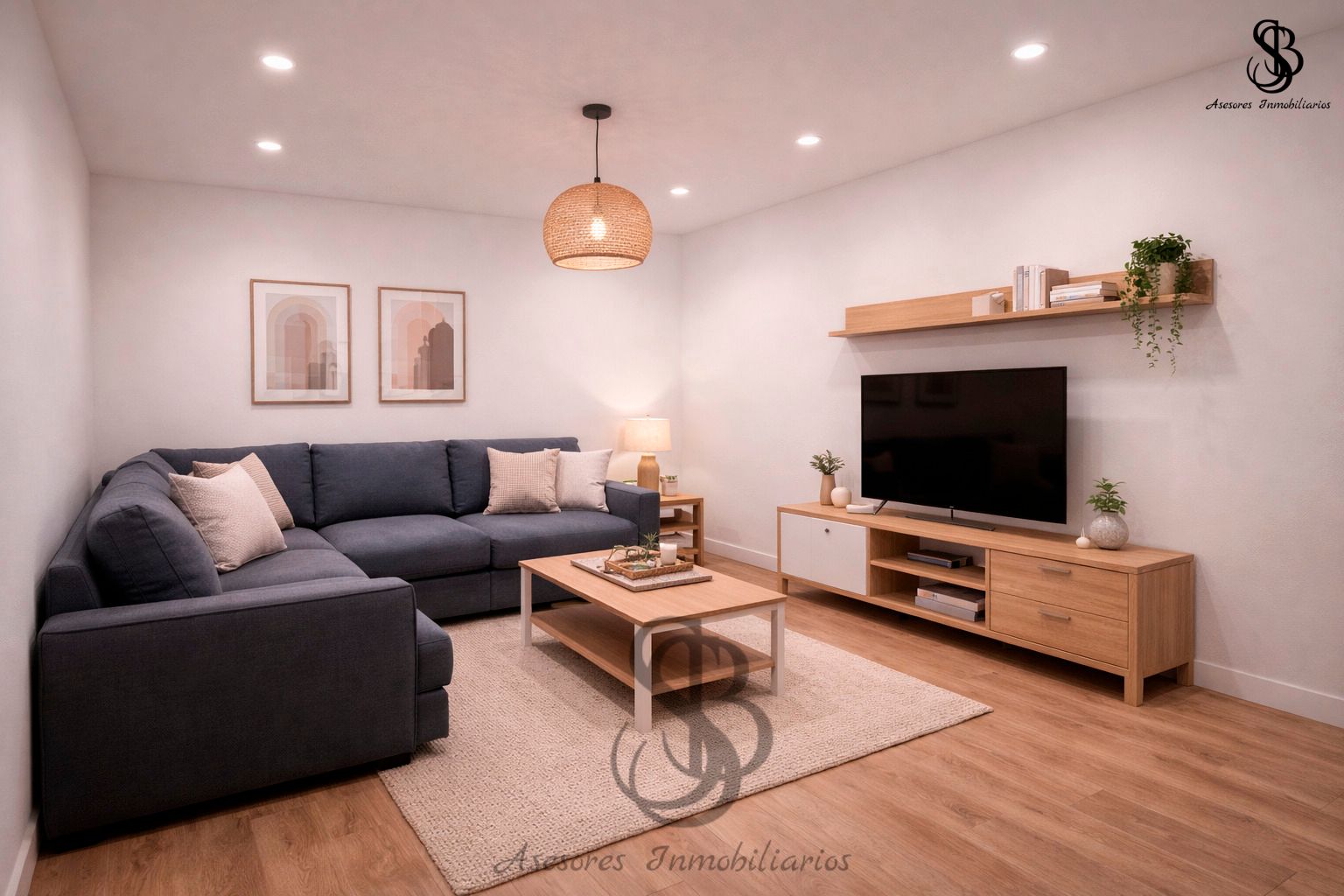 Living room of Study for sale in Alicante / Alacant  with Air Conditioner, Heating and Parquet flooring