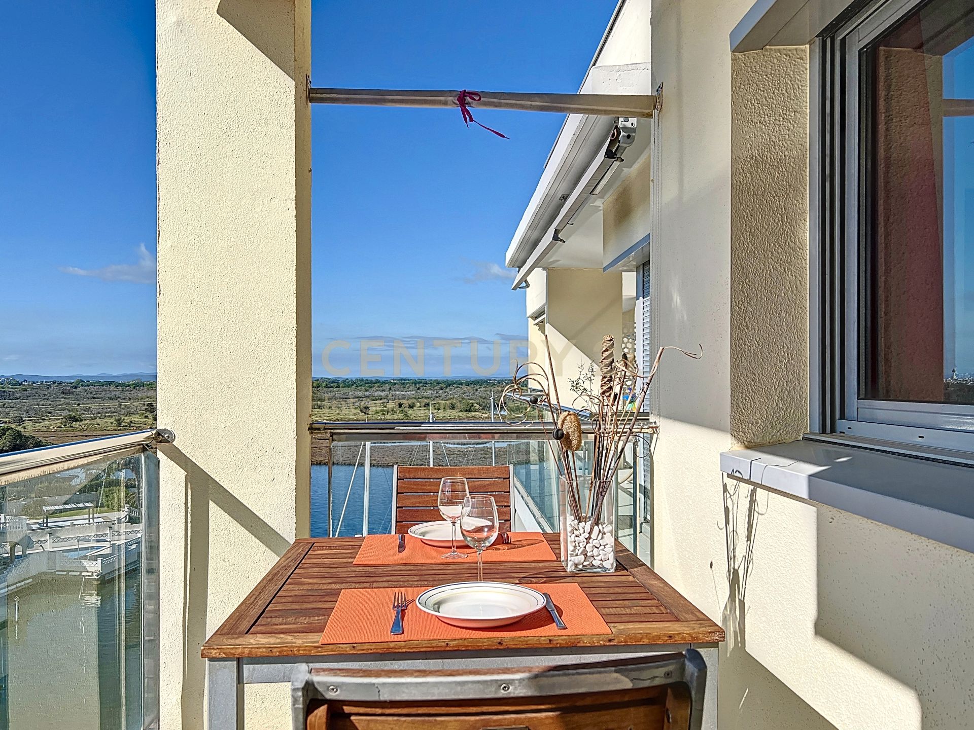 Balcony of Flat for sale in Roses  with Air Conditioner, Terrace and Furnished