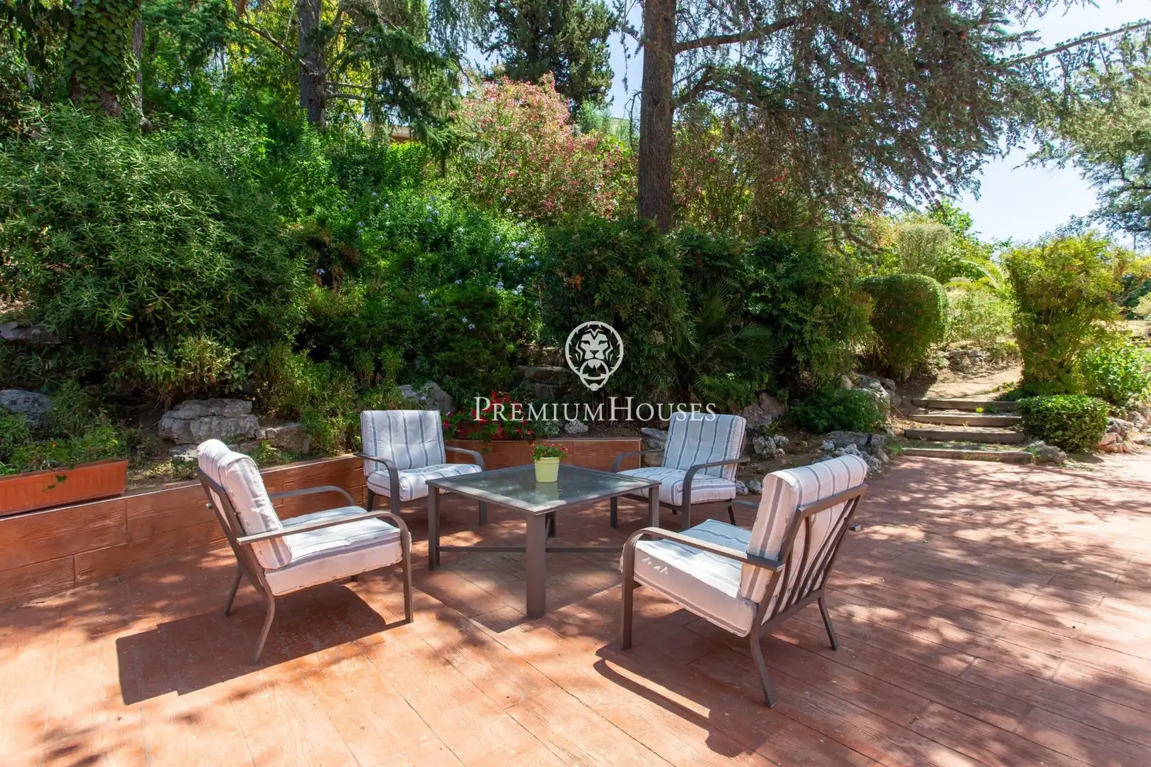 Terraza de Casa o chalet en venta en Vallromanes con Calefacción, Jardín privado y Terraza