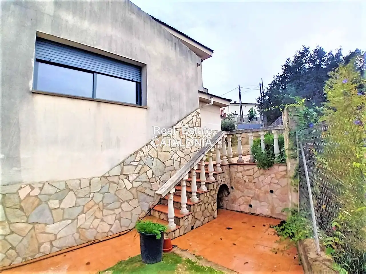 Vista exterior de Casa o xalet en venda en Lloret de Mar amb Calefacció, Jardí privat i Terrassa
