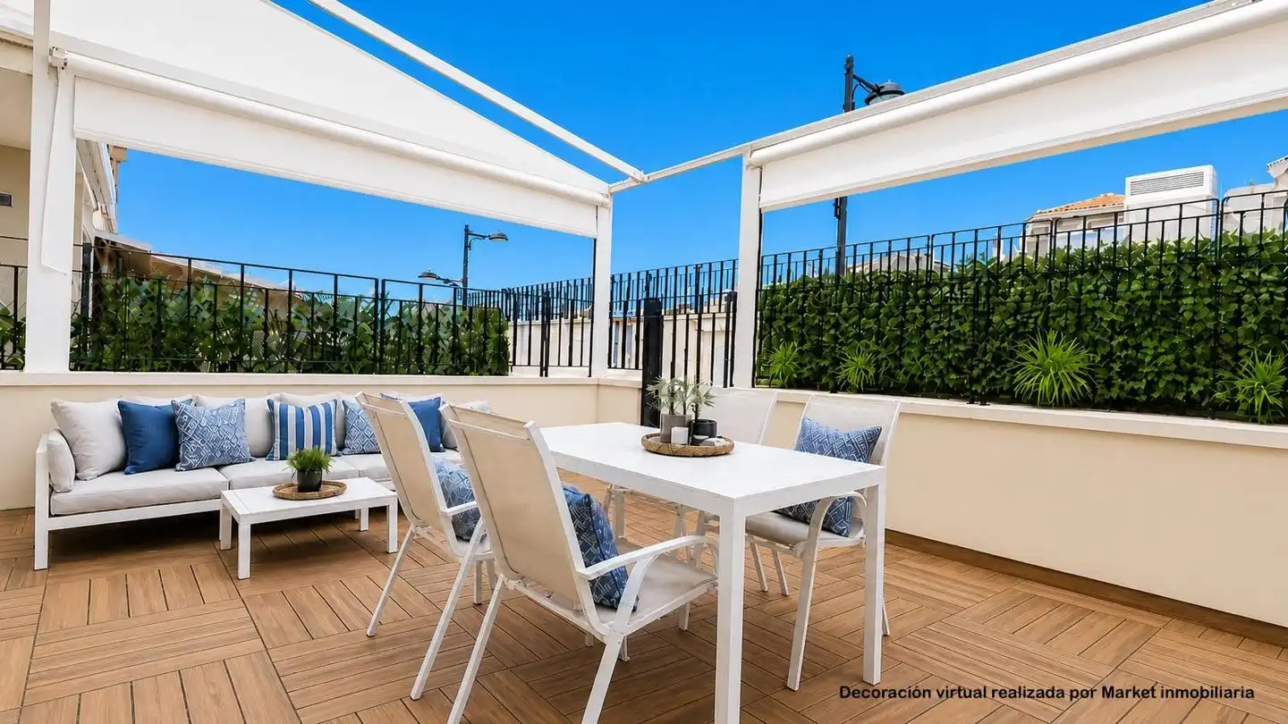 Terraza de Casa adosada en venta en Santa Pola con Aire acondicionado, Terraza y Trastero