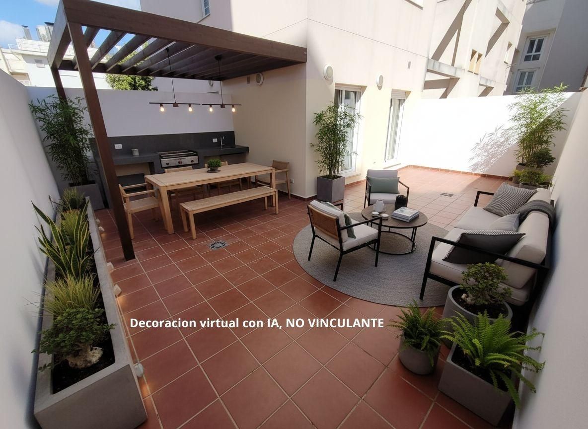 Terrace of Flat for sale in  Cádiz Capital  with Air Conditioner and Heating