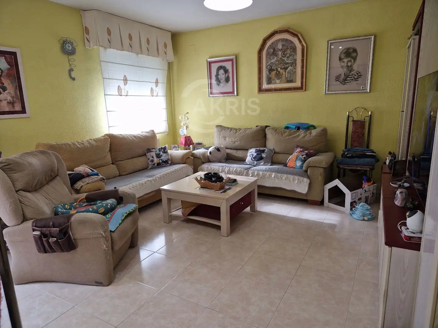 Sala de estar de Casa adosada en venta en Mocejón con Aire acondicionado, Calefacción y Trastero