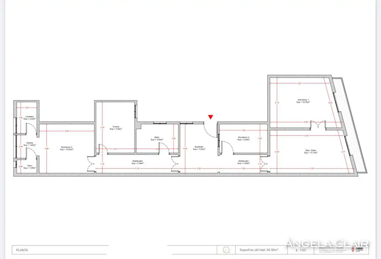 Wohnung zum Verkauf in  Barcelona Capital mit Klimaanlage, Heizung und Terrasse