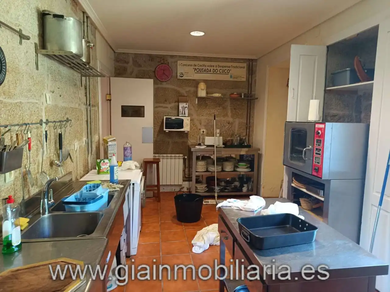 Cocina de Casa o chalet en venta en Mondariz con Calefacción, Jardín privado y Terraza